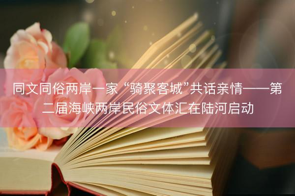 同文同俗两岸一家 “骑聚客城”共话亲情——第二届海峡两岸民俗文体汇在陆河启动