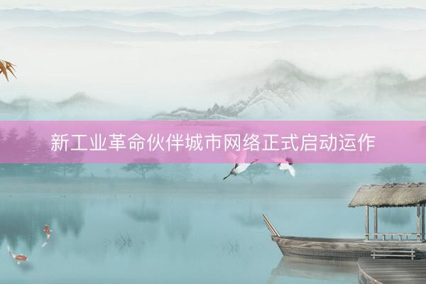 新工业革命伙伴城市网络正式启动运作