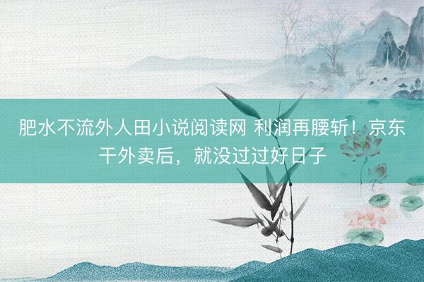 肥水不流外人田小说阅读网 利润再腰斩！京东干外卖后，就没过过好日子